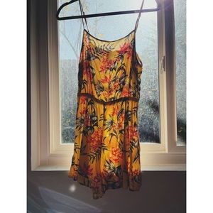 H&M tropical Hawaiian flower short romper